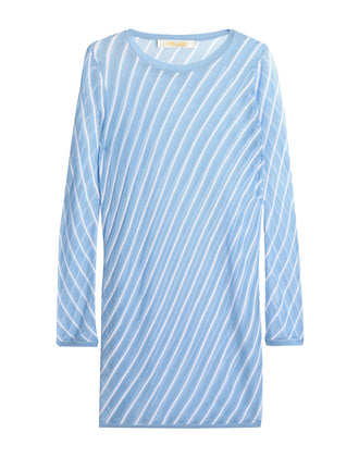 RRP €295 DIANE VON FURSTENBERG Beach Dress Size M Merino Wool Blend Striped gallery photo number 3