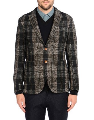RRP€195 8 Tweed Blazer Jacket Size 50 L Alpaca & Wool Blend Tartan Made in Italy gallery photo number 2