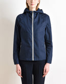 8 Field Jacket Size L Mesh Lined Lightweight Full Zip Hooded gallery photo number 3