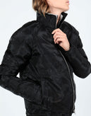 PIERRE DARRE Padded Jacket Size XS Organza Layered Drawcord Hem gallery photo number 3