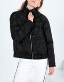 PIERRE DARRE Padded Jacket Size XS Organza Layered Drawcord Hem gallery photo number 2