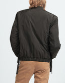 PIERRE DARRE Bomber Jacket Size L Lace-Up Sides gallery photo number 2