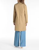 RRP €210 8 Mac Coat US6 IT42 M Unlined Knee Length Single Breasted Collared gallery photo number 3