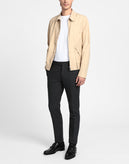 RRP €180 8 Blouson Jacket Size 50 / L Beige Lightweight Elasticated Hem Collared gallery photo number 1