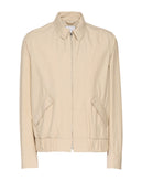 8 Blouson Jacket Size 54 XXL Beige Lightweight Elasticated Hem Full Zip Collared gallery photo number 5