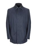 RRP €580 LES COPAINS BLUE Jacket US40 IT50 L Lightweight Worn Look Collared gallery photo number 1
