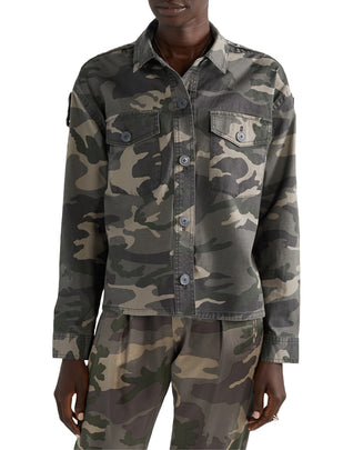 RRP€260 ATM ANTHONY THOMAS MELILLO Military Jacket Size M Long Sleeve Camouflage