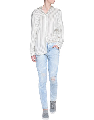 RRP€135 CURRENT/ELLIOTT Jeans W30 Stretch Ripped Bleached Skinny Made in USA gallery photo number 1
