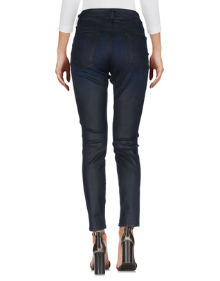 RRP €220 CURRENT/ELLIOTT THE STILETTO Jeans W25 Distressed Coated Made in USA