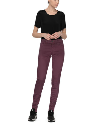RRP€215 JUST CAVALLI Jeans W26 Stretch Garment Dye Metal Logo Skinny Leg