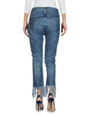 RRP €255 3X1 Jeans W25 Garment Dye Fringe Cuffs Straight Leg Cropped Made in USA gallery photo number 2