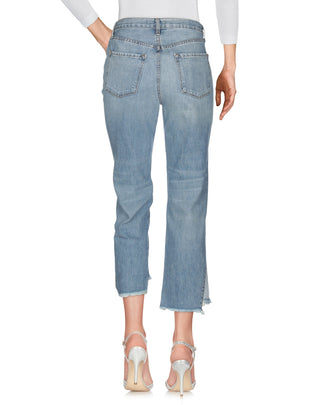 RRP €410 J BRAND Jeans W26 Garment Dye Cropped Unfinished Cuffs High-Rise