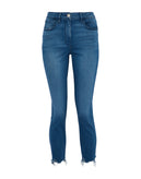 RRP €215 3X1 NYC Jeans W30 Stretch Garment Dye Frayed Cropped Made in USA gallery photo number 4