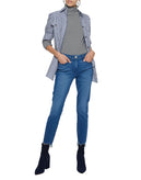RRP €215 3X1 NYC Jeans W30 Stretch Garment Dye Frayed Cropped Made in USA gallery photo number 1