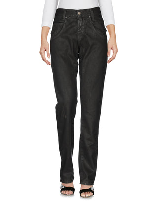 RRP €130 SEXY WOMAN Jeans Size S Coated Effect Made in Italy