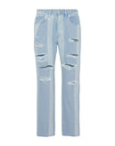 RRP €270 3X1 Jeans W26 Faded Ripped Made in USA gallery photo number 3