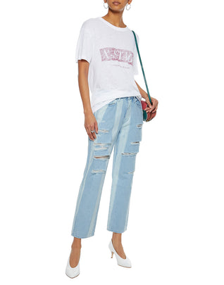 RRP €270 3X1 Jeans W26 Faded Ripped Made in USA