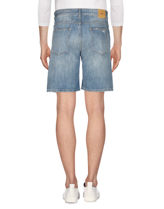 RRP €135 CLOSED Denim Bermuda Shorts W30 Faded Zip Fly Made in Italy gallery photo number 2