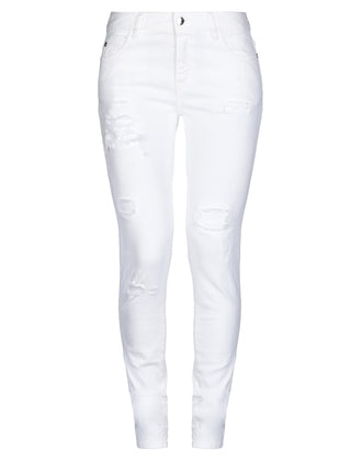 RRP€245 JUST CAVALLI Jeans W27 Stretch Ripped Cropped Slim Fit Made in Italy gallery photo number 3