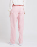 RRP €350 TIBI Denim Carpenter Trousers W29 Stretch Pink Zip Fly Wide Leg gallery photo number 3