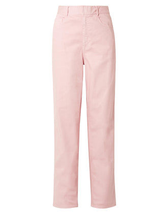 RRP €350 TIBI Denim Carpenter Trousers W29 Stretch Pink Zip Fly Wide Leg gallery photo number 4