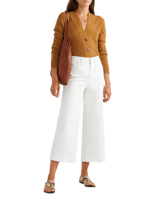 MADEWELL Jeans W31 Stretch Zip Fly Wide Leg Cropped RRP €140