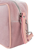 RRP €105 GEORGE J. LOVE Velour Crossbody Bag Detachable Strap Made in Italy gallery photo number 4