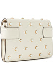RRP €2875 GUCCI Broadway Pearly Bee Leather Clutch Bag Magnetic Flap Closure gallery photo number 3
