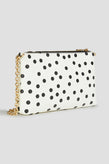RRP€412 DOLCE & GABBANA Clutch Bag PU Leather Chain Convertible Strap Spotted gallery photo number 5