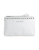 RRP€135 NARCISO RODRIGUEZ Clutch Bag Grainy Panel Spiked Zipped Made in Italy gallery photo number 2