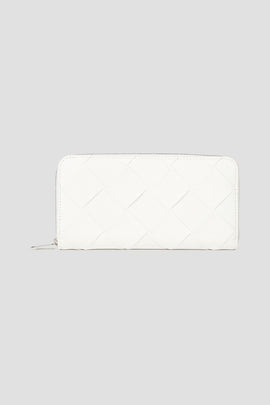 RRP€790 BOTTEGA VENETA Intreccio Leather Clutch Wallet Zip Around Card Pockets