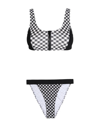 TART COLLECTIONS Bikini Set Size S Gingham Pattern Removable Pads gallery photo number 3