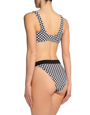 TART COLLECTIONS Bikini Set Size S Gingham Pattern Removable Pads