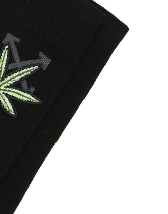 OFF-WHITE c/o VIRGIL ABLOH Weed Knee High Socks One Size Knitted Made in Italy gallery photo number 3
