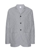 RRP €140 8 Blazer Jacket US38 IT48 M Striped Made in Italy gallery photo number 5