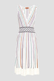 RRP€1545 MISSONI Knit A-Line Dress IT40 US4 UK8 S Striped Unlined Made in Italy gallery photo number 3