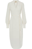 RRP€700 ZIMMERMANN Crepe Buckle Collar Tunic Dress Size US6 AU1 S Bishop Sleeve gallery photo number 3