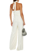 RRP€720 ZIMMERMANN Crepe Jumpsuit Size AU3 US10 L Wide Leg Belted Halterneck gallery photo number 2