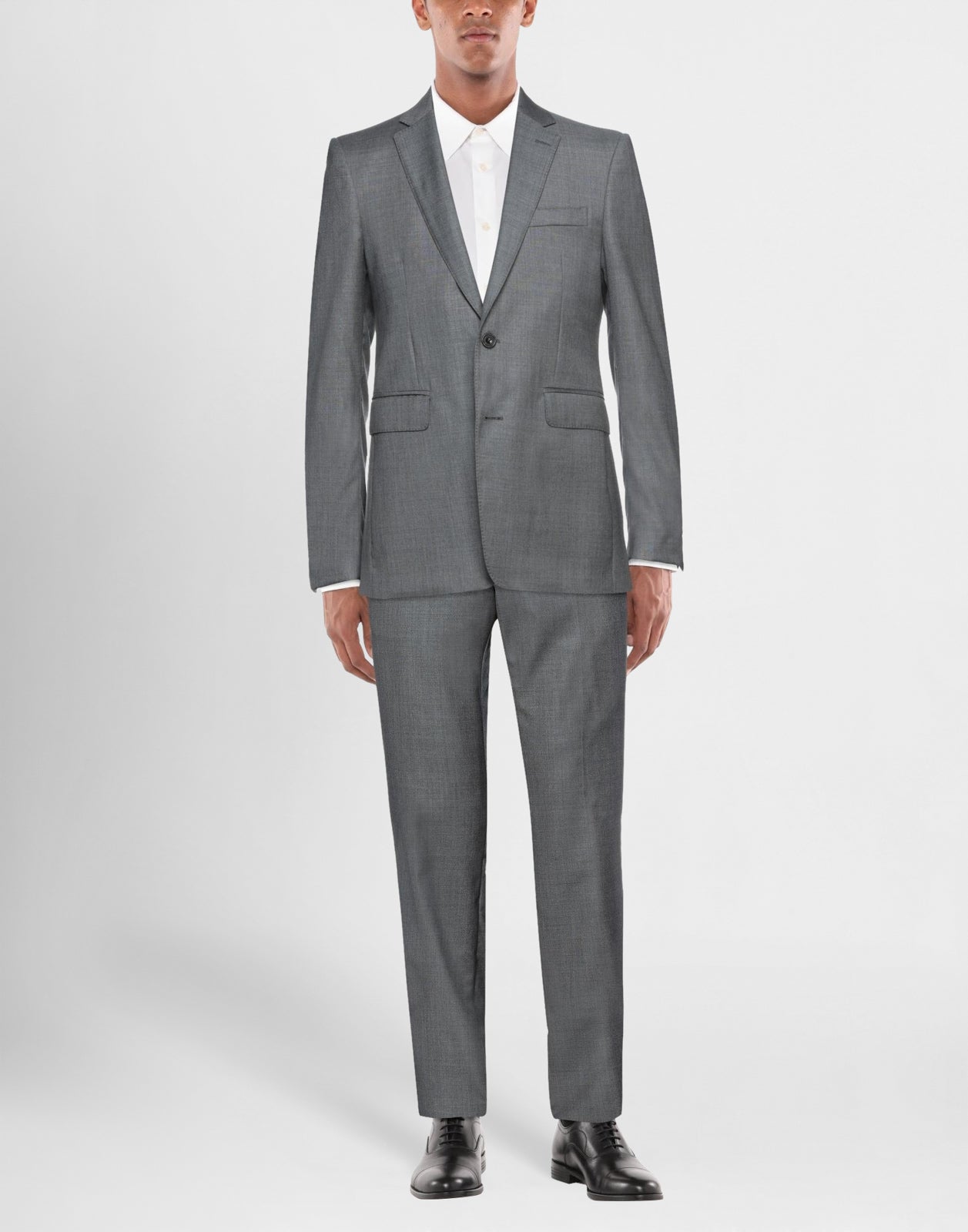 RRP €1890 BURBERRY Wool Suit IT50 US40 L Fully Lined Padded Shoulders Flat Front gallery main photo
