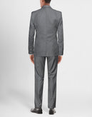 RRP€1890 BURBERRY Wool Suit IT50 US40 L Grey Lined Single-Breasted Notch Lapel gallery photo number 2