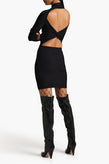 RRP€630 DION LEE Mini Dress Size XS Black Ribbed Mid-Weight Knit Cutout Twisted gallery photo number 1