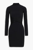 RRP€630 DION LEE Mini Dress Size XS Black Ribbed Mid-Weight Knit Cutout Twisted gallery photo number 3