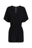RRP€229 MAJE Isao Playsuit EU40 US8 UK12 L Dotted Lace Trim Wrap Effect V-Neck gallery photo number 3