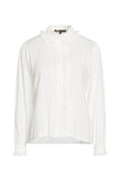 RRP€178 MAJE Celestine Shirt Blouse Size US4 1 S Sangallo Lace Ruffle Collared gallery photo number 6