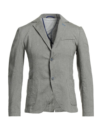 RRP €163 FRED MELLO Linen Blazer Jacket Size M Partly Lined Garment Dye gallery photo number 3