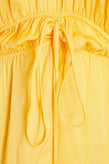 RRP €213 MAJE Maxi Dress EU38 US6 UK10 M Yellow Flared Sleeve Slit V-Neck gallery photo number 5