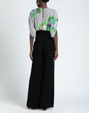 RRP€746 ROBERTO CAVALLI CLASS Silk Jumpsuit IT56 US20 UK24 5XL Floral Boat Neck gallery photo number 2