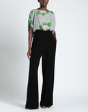 RRP€746 ROBERTO CAVALLI CLASS Silk Jumpsuit IT56 US20 UK24 5XL Floral Boat Neck gallery photo number 1