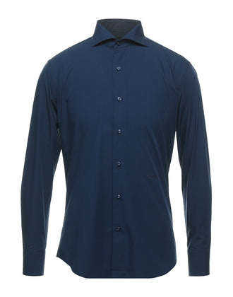 RRP €224 SCERVINO STREET Button-Up Shirt Size 41 / 16 / L Blue Embroidered gallery photo number 3