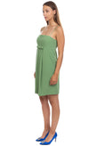 RRP €390 MOSCHINO CHEAP AND CHIC Trapeze Dress Size 42 / M Green Pleated Strappy gallery photo number 6